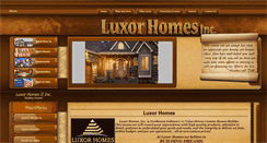 Desktop Screenshot of luxorhomes.net
