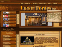 Tablet Screenshot of luxorhomes.net